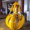 Excavator Hydraulic Orange Peel Grab 360 Degree Rotation 18ton 25ton