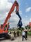 20M Excavator Sheet Pile Driving Long Boom For R420 Long Reach Boom Heavy Equipment