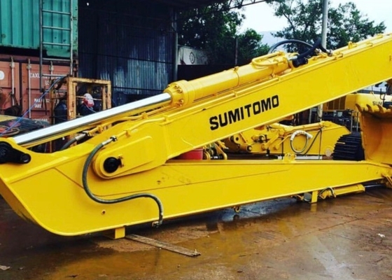 Excavateur à portée étendue Q355B Q420/550/690 OEM Jaune 10-30 mètres