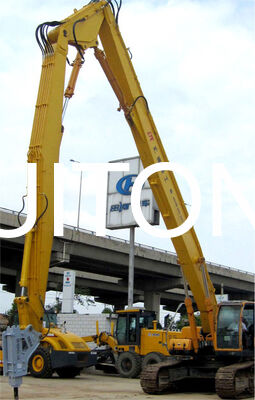 Trois sections de démolition à haute portée Boom 35T Excavateur PC330 PC350 CAT330 CAT336 SK330 SK350 ZX330 ZX330 DX340 R335 HX330 SY335 XE335 EC330 Démolition d'usine de béton