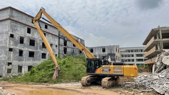 Boum de démolition à haute portée de 30 tonnes pour excavatrice destinée à la démolition de bâtiments avec contrôle QC et Q355/Q690/HG785/WELDOX/STRENX