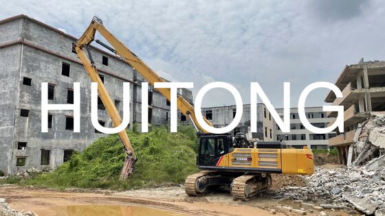 Excavateur Boom de démolition à haute portée pour PC250/CAT325 16m pour la démolition à longue distance/urbaine/bâtiment de grande hauteur
