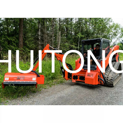 Excavateur Coupeuse de paille pour PC200/CAT320 1,8 m pour la tonte standard/conditions de coupe rugueuses/sol mou/terrain complexe/gestion des sols des vergers et des vignobles