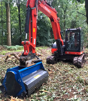 Excavateur Coupeuse de paille 6Ton Excavateur Agriculture Accrochage personnalisé avec et Q355/NM400/HARDOX450
