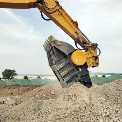seau résistant de roche de capacité de 0.8m3 0.9m3 1.0m3 pour l'excavatrice PC320 avec la résistance à l'usure de bonne qualité et forte.