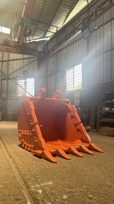 Boîte de roche pour excavateur avec dents de poids lourd Hardox400 personnalisé