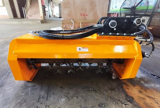 Tondeuse à fléaux d'excavatrice OEM, pelle résistante à l'usure de 6 à 10 tonnes pour le désherbage en bordure de route et la coupe de la ceinture verte