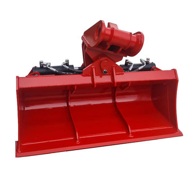 Godet inclinable hydraulique pour excavatrice, capacité de 1,2 m³, accessoire de godet à fossé inclinable large pour excavatrice de 25 à 30 tonnes PC260 CAT329 DX300 R305 SY305 XE260
