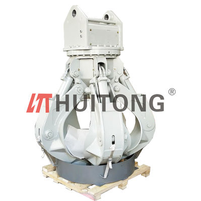 Huitong Excavator Orange Peel Grab pour les excavatrices de 37 à 46 tonnes, pour la manutention des déchets, sur mesure, certifié CE
