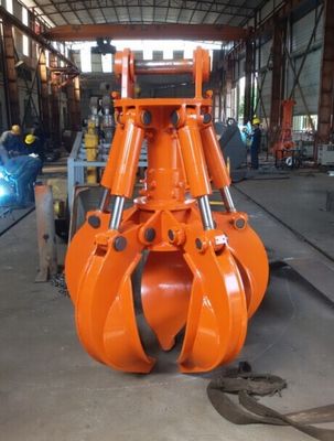 Huitong Excavator Orange Peel Grab pour les excavatrices de 37 à 46 tonnes, pour la manutention des déchets, sur mesure, certifié CE