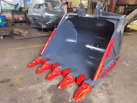 Godet roche Huitong pour l'exploitation minière / carrière / Armure double couche avec dents de burin remplaçables Certificat CE, OEM disponible