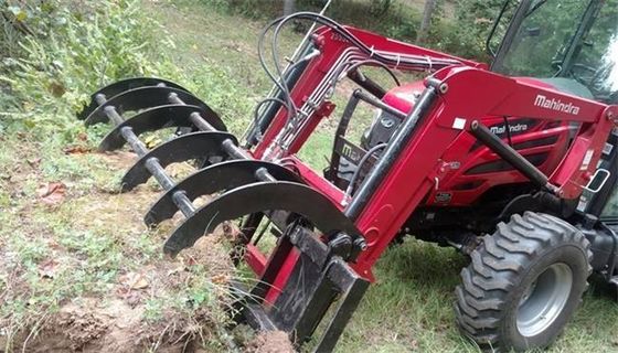 Huitong Excavator Rake Attachment for Land Clearing, 10 Ton Excavators, Root Grapple