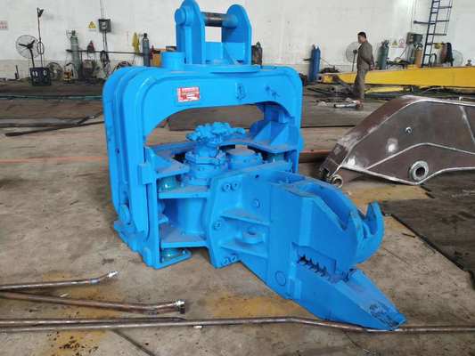 Marteau de battage de pieux hydraulique Durable HT250, adapté à l'excavatrice 20-24T PC200 SH220 pour les projets d'empilage municipaux et ruraux