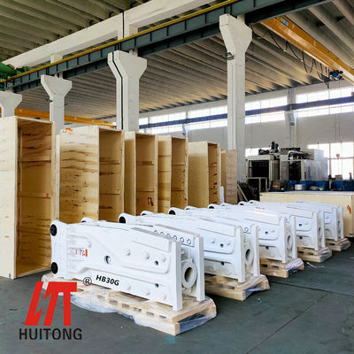 Marteau hydraulique Huitong 3156 KG de type supérieur pour excavatrices de 30 à 40 tonnes OEM avec certificat CE Moteur comme composant principal