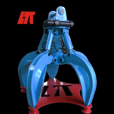 High quality excavator grab bucket 5-9 tons excavator hydraulic rotary grab bucket orange peel grab excavator hydraulic grab bucket