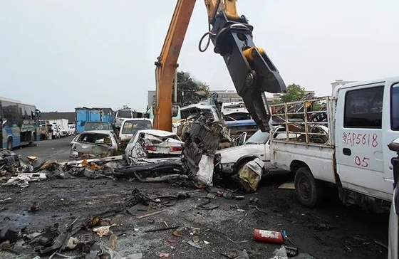 Cisaille à métaux en forme d'aigle pour excavatrice Huitong, pour excavatrices de 12 à 17 tonnes, personnalisée, certificat CE