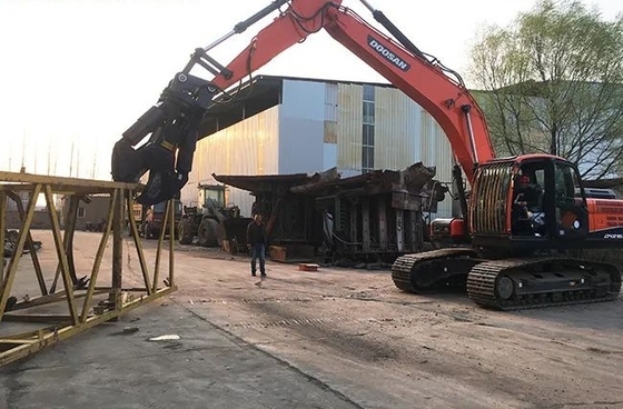 Concasseur de godet pour excavatrice 18-24 tonnes, concasseur de pierre hydraulique, brise-roche hydraulique pour démolition, excavatrice