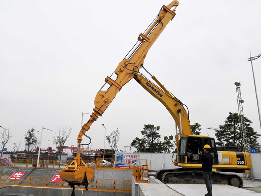 Bras télescopique pour excavatrice Huitong pour excavatrices de 30 à 49 tonnes, personnalisé, certificat CE