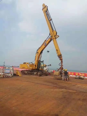 Bras télescopique de pelle excavatrice Huitong, profondeur d'excavation maximale 25 m, pour pelles de 30 à 49 tonnes, personnalisé, certificat CE