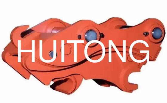 Accouplement hydraulique à inclinaison rapide à accrochage lourd 24-30Ton SK300 PC300 SH240 SH300 CAT33 Attachement de creuseur inclinable Connecteur de changement rapide pour les godets de la pelle Excavateur Municipal& Construction de démolition