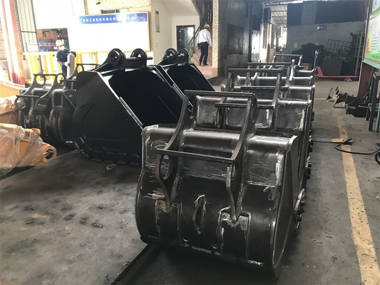 Q355B Seau standard pour excavateur de 14 tonnes Couleur personnalisée