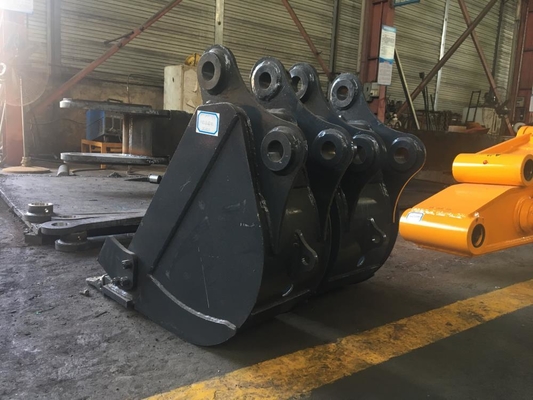 Q355B Seau standard pour excavateur de 14 tonnes Couleur personnalisée