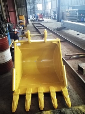 20 à 30 tonnes d'excavatrice, cuve de roche de 0,8 m3 capacité standard Q355B acier