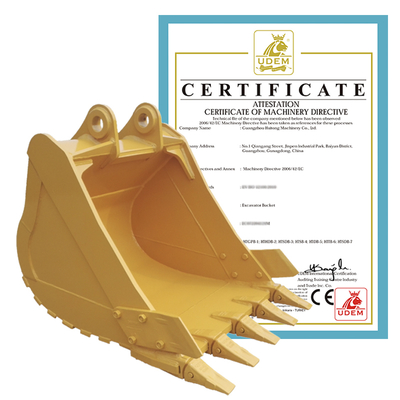 Excavateur de 20 à 30 tonnes, seau standard 1.2 M3 Q355B en acier