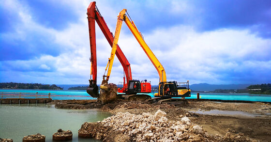 Q690 Fabricant de pelles à longue portée à vendre directement de haute qualité PC300EX300 Pelle à longue flèche