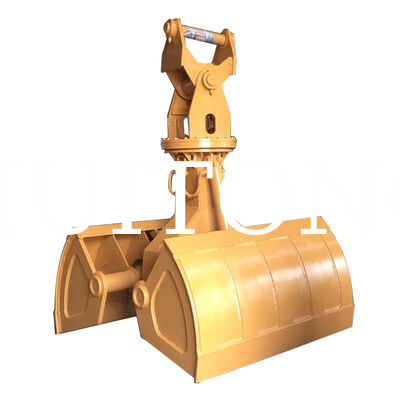 Fourniture d'usine Seau hydraulique à benne preneuse pour excavatrice HUITONG Haute qualité Matériau Q355B 21-24 tonnes 1.2m pour manutention de matériaux/excavation de fondations/chargement et déchargement de cales de navires