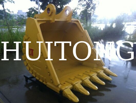 Excavator Heavy Duty Digging Bucket 2.5 to 3.0m3 for PC400 CAT345 ZX450 Construction Earthmoving and Compact Clay