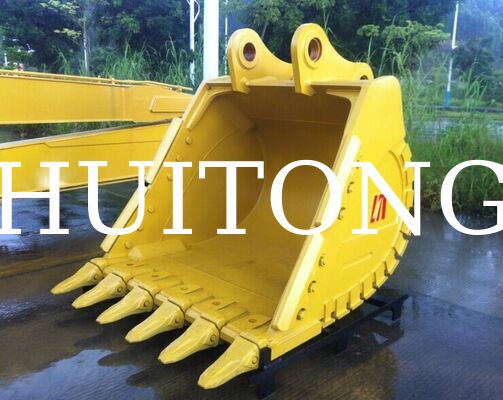 Large Capacity HD Excavator Bucket 4 to 5m3 for PC650 PC800 CAT374 with Reinforced Structure for Bulk Material Loading
