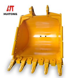 700-1000 kg de pelle rock cuve jaune noir dents de résistance du nouveau Q355