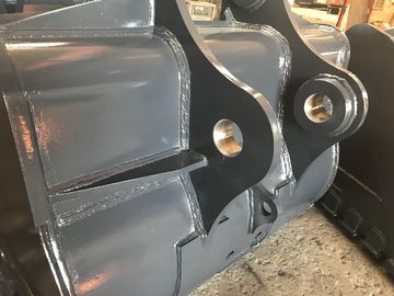 Yellow Hardox450 Excavator Rock Bucket avec des dents résistantes et un poids de 700 à 1000 kg