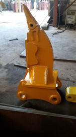Excavateur lourd attaché Ripper souche carton jaune emballé Ripper pour enlever les souches d'arbres