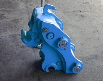 Coupleur rapide d'excavatrice bleue de couleur approprié pour différents modèles de 4-45 tonnes