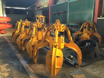 Pièces jointes oranges de machines de construction de prise de peau d'excavatrice pour le bêcheur de 10-90 tonnes