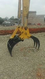 20Ton Excavateur manuel Type Farm Machine Log Grapple 2.2M Ouverture de mâchoire Q355B/NM400/HARDOX450 Produit avec et OEM
