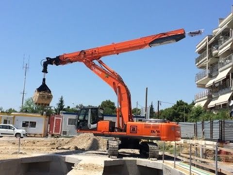 Prix d'usine Excavateur hydraulique Téléscopique Boom et bras 20-22T pour SK200 PC200
