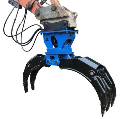 Excavateur Foresterie pièce jointe 36Ton Excavateur manuel Type Machine agricole Excavateur Log Grapple OEM Jaw ouverture Avec le prix de l'usine