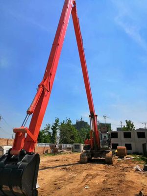 Excavatrice Booms de portée de Hardox 400 de machines de construction longue