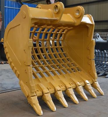 Bouteille de squelette jaune / noir pour le nettoyage et le tamisage avec Hardox450/500 Q355B