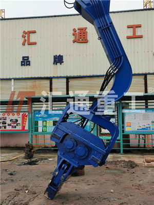 Excavateur à marteau hydraulique vibratoire Vibro Pile Driver Hammer Pour une excavatrice de 15 à 45 tonnes