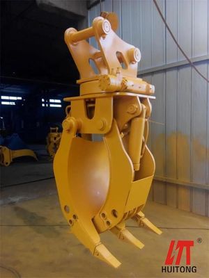 Excavateur Foresterie pièce jointe 36Ton Excavateur manuel Type Machine agricole Excavateur Log Grapple OEM Jaw ouverture Avec le prix de l'usine