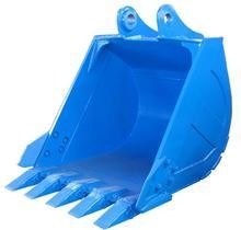 Seau de pelleteuse 50T PC500MC Seau de pelleteuse HD personnalisé 2.4CBM Seau minier