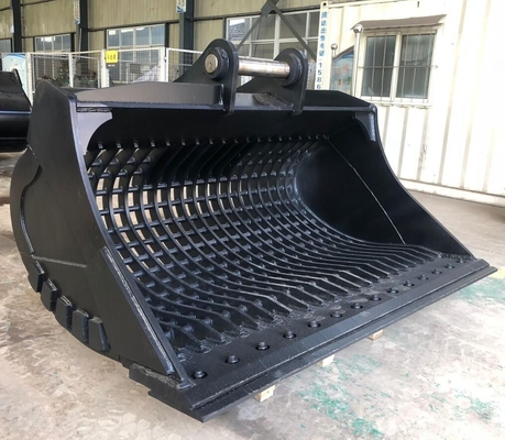 Excavateur de nettoyage de tranchées Bucket Q355B Grande capacité 1.5M3 Esquelette Bucket Factory Vente directe