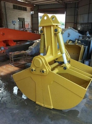 Des seaux de coquille personnalisés en jaune Q355B NM400/450/500 Hardox450/500/550