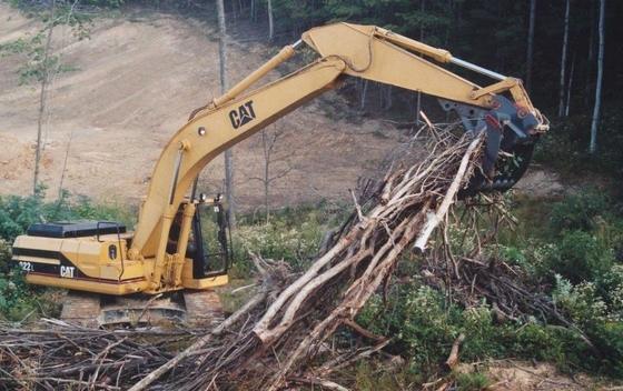 Construction de routes de Ton Excavator Brush Rake For de la sylviculture 13