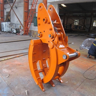 Excavateur Foresterie pièce jointe 30Ton Excavateur manuel Type Ferme Machine Log Grapple 2.2M Jaw ouverture vente à chaud Produit avec le prix d'usine