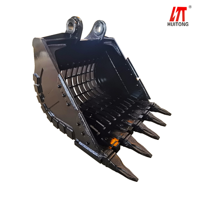 2.2M3 Cuve de tamisage pour excavateur de 45 tonnes Cuve de nettoyage de tranches d'excavateur d'usine de vente directe
